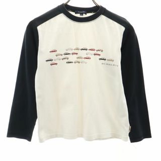 バーバリー(BURBERRY)のバーバリーロンドン 三陽商会 日本製 長袖 Tシャツ 140A ホワイト系 BURBERRY LONDON キッズ(Tシャツ/カットソー)