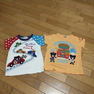 ダブルビー(DOUBLE.B)のmikihouse　ミキハウスダブルビービーくん　プリント　ワッペン　刺繍(Tシャツ/カットソー)