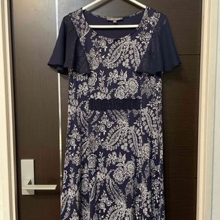 ローラアシュレイ(LAURA ASHLEY)のローラアシュレイ　ロングワンピース　綿100(ロングワンピース/マキシワンピース)