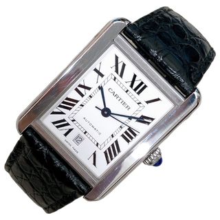 カルティエ(Cartier)の　カルティエ Cartier タンクソロXL WSTA0029 ステンレススチール メンズ 腕時計(その他)