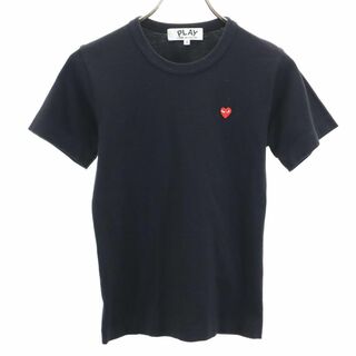 プレイコムデギャルソン 2020年 日本製 半袖 Tシャツ S ブラック PLAY COMME des GARCONS レディース(Tシャツ(半袖/袖なし))