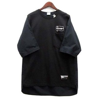 ジーユー(GU)のジーユー GU ミハラヤスヒロ オーバーサイズTシャツ 5分袖 コンビネーション(その他)