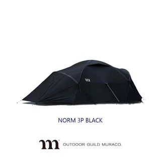 スノーピーク(Snow Peak)の muraco ムラコ NORM 3P BLACK (テント/タープ)