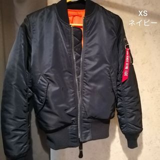 アルファインダストリーズ(ALPHA INDUSTRIES)のAlpha MA-1 ネイビー　XS(フライトジャケット)