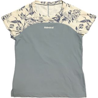 アドミラル(Admiral)の今季 アドミラル admiral ドルマン Tシャツ ブルー系 花柄 L(ウェア)