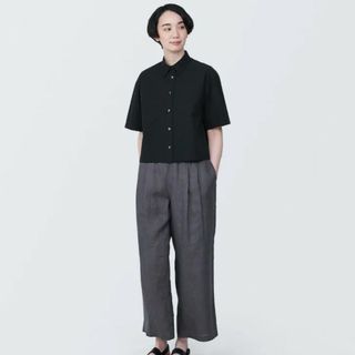 無印良品 ブロード半袖シャツ Sサイズ 美品(シャツ/ブラウス(半袖/袖なし))