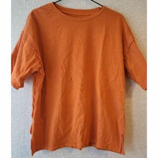 オレンジTシャツ　M(Tシャツ/カットソー(半袖/袖なし))