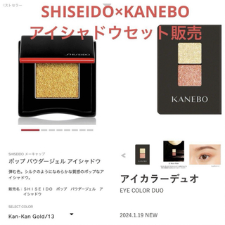 SHISEIDO (資生堂) - ポップ パウダージェル アイシャドウ13 アイカラーデュオ21セット販売