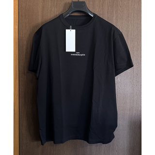 マルタンマルジェラ(Maison Martin Margiela)の黒50新品 メゾンマルジェラ リバースロゴ Tシャツ メンズ ブラック 23SS(Tシャツ/カットソー(半袖/袖なし))