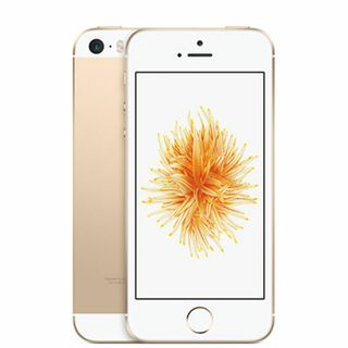 アップル(Apple)のバッテリー90%以上 【中古】 iPhoneSE 128GB ゴールド SIMフリー 本体 Aランク スマホ アイフォン アップル apple  【送料無料】 ipsemtm668b(スマートフォン本体)