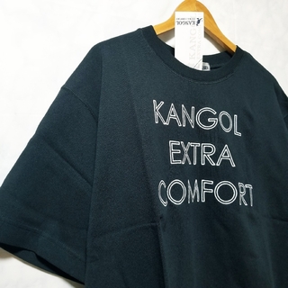 カンゴール(KANGOL)の新品　KANGOL　カンゴール　Tシャツ  半袖　黒色　レディース　Lサイズ(Tシャツ(半袖/袖なし))