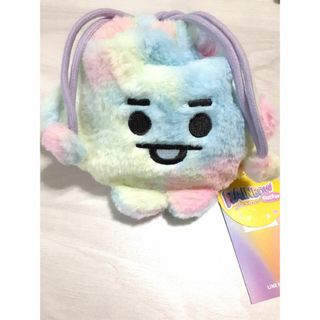 BT21 - bt21 公式 shooky 巾着 RAINBOW 新品未使用タグ付き ユンギ