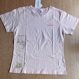 新品　タグ付き❣️Tシャツ　カットソー　マリ・クレール　ピンク(Tシャツ(半袖/袖なし))