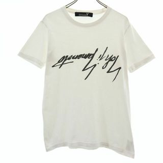 グラウンドワイ(Ground Y)のグラウンドワイ 半袖 Tシャツ 2 ホワイト Ground Y メンズ(Tシャツ/カットソー(半袖/袖なし))