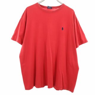 ポロバイラルフローレン 半袖 Tシャツ L レッド Polo by Ralph Lauren メンズ(Tシャツ/カットソー(半袖/袖なし))