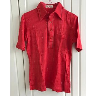 ポロシャツ REF 赤 レッド M(ポロシャツ)