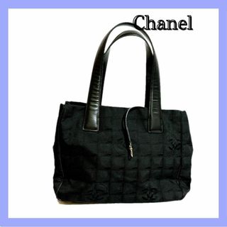 CHANEL - シャネル ニュートラベルライン MM ココマーク ナイロン トートバッグ 黒