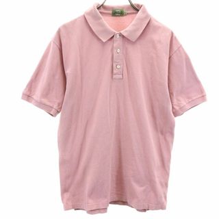 ユニクロ(UNIQLO)のユニクロ オールド 半袖 鹿の子 ポロシャツ L ダスティーピンク系 UNIQLO +J メンズ(ポロシャツ)