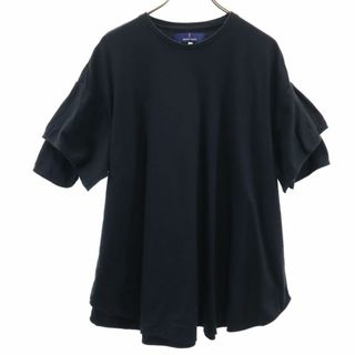 アキラナカ(AKIRANAKA)のアキラナカ カットソー チュニック 2 ブラック AKIRANAKA Tシャツ レディース(チュニック)