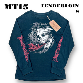 テンダーロイン(TENDERLOIN)の人気品！ TENDERLOIN 長袖 Tシャツ ロンT LHS ブラック 黒 S(Tシャツ/カットソー(七分/長袖))
