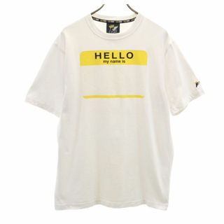 エフエーティー(FAT)のエフエーティー プリント 半袖 Tシャツ FAT ホワイト FAT メンズ(Tシャツ/カットソー(半袖/袖なし))