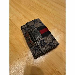 グッチ(Gucci)のGUCCI グッチ GG柄 シェリーライン 6連 キーケース キーリング(キーケース)