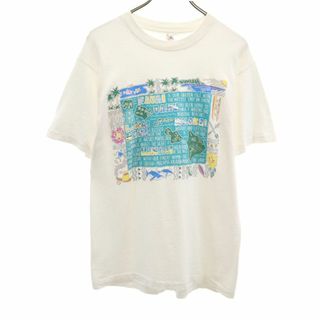 フルーツオブザルーム(FRUIT OF THE LOOM)のフルーツオブザルーム 90s USA製 オールド 半袖 Tシャツ M 白 FRUIT OF THE LOOM メンズ(Tシャツ/カットソー(半袖/袖なし))