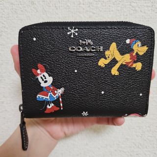 コーチ(COACH)の週末sale、価格相談OK‼️COACH×ディズニーコラボ 2つ折りミニ財布(財布)