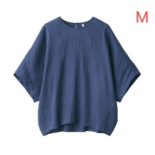 ムジルシリョウヒン(MUJI (無印良品))のヘンプ　レーヨン　半袖ブラウス(シャツ/ブラウス(半袖/袖なし))