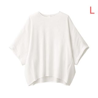 ムジルシリョウヒン(MUJI (無印良品))のヘンプ　レーヨン　半袖ブラウス(シャツ/ブラウス(半袖/袖なし))