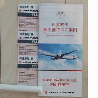 ジャル(ニホンコウクウ)(JAL(日本航空))のJAL 株主割引券 3枚(その他)