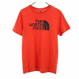 ザノースフェイス(THE NORTH FACE)のザノースフェイス アウトドア プリント 半袖 Tシャツ S レッド THE NORTH FACE メンズ(Tシャツ/カットソー(半袖/袖なし))