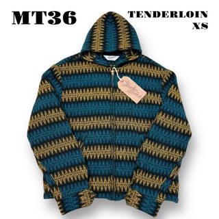 テンダーロイン(TENDERLOIN)の人気品！ TENDERLOIN インディアン ジップ パーカー ターコイズ XS(パーカー)