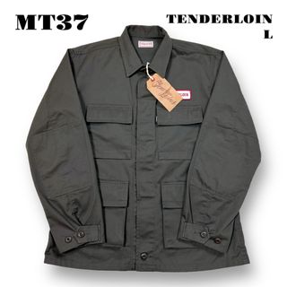 テンダーロイン(TENDERLOIN)の希少品！ TENDERLOIN BDU ミリタリー ジャケット ブラック 黒 L(ミリタリージャケット)