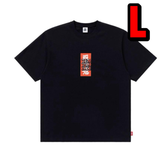 Lサイズ チーム友達 × BLACKEYEPATCH 黒 Tシャツ(Tシャツ/カットソー(半袖/袖なし))