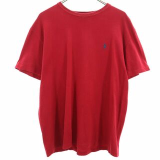 ポロバイラルフローレン 半袖 Tシャツ M レッド Polo by Ralph Lauren メンズ(Tシャツ/カットソー(半袖/袖なし))