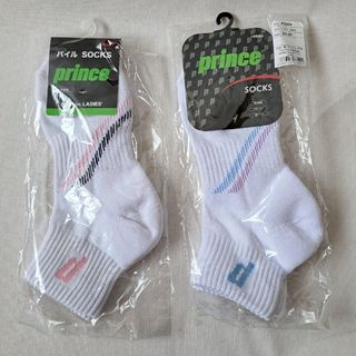 Prince - 新品美品　レディーステニスソックス　プリンス　23~25㎝