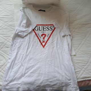 ◎難あり、GUESSティーシャツ、サイズM(シャツ/ブラウス(半袖/袖なし))