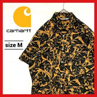 carhartt - 90s 古着 カーハート 半袖シャツ 柄シャツ トップス M 