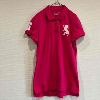 ポロラルフローレン(POLO RALPH LAUREN)のGIORDANO ジョルダーノ　ポロシャツ レディース ゴルフ ウェア　XL(Tシャツ(半袖/袖なし))