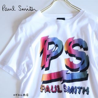 ポールスミス(Paul Smith)の【PAUL SMITH】Tシャツ　イナズマ　ロゴプリント　白　M★(Tシャツ/カットソー(半袖/袖なし))