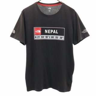 ザノースフェイス(THE NORTH FACE)のノースフェイス アウトドア 半袖 Tシャツ L ブラック系 THE NORTH FACE メンズ(Tシャツ/カットソー(半袖/袖なし))