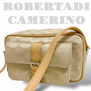 ROBERTA DI CAMERINO - 美品【ロベルタディカメリーノ】ショルダーバッグ カメラバック ポーチ 総ロゴ