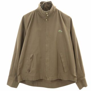 アイゾッドラコステ 70s 80s ヴィンテージ 糸巻きタグ スイングトップ ブラウン IZOD LACOSTE ハリントンジャケット メンズ(その他)