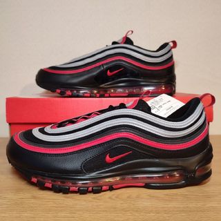 ナイキ(NIKE)の新品 NIKE AIR MAX 97 "BLACK/RED/SILVER"(スニーカー)