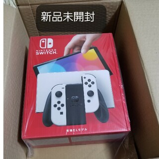 ニンテンドースイッチ(Nintendo Switch)の新品Nintendo Switch 有機ELモデル Joy-Conホワイト(家庭用ゲーム機本体)