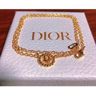 クリスチャンディオール(Christian Dior)のDior ネックレス ゴールド 楕円 ディオール Diorロゴ(ネックレス)