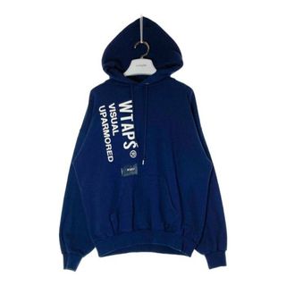 W)taps - ★WTAPS ダブルタップス VISUAL UP ARMORED HOODY ヴィジュアル アップ アーマード フーディー パーカー ネイビー sizeX02