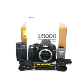 ニコン(Nikon)の元箱付き♪S回数3921回♪Nikon D5000 ボディ♪(デジタル一眼)