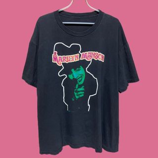 ヴィンテージ(VINTAGE)の90s MARILYN MANSON マリリンマンソン Tシャツ ビンテージ(Tシャツ/カットソー(半袖/袖なし))